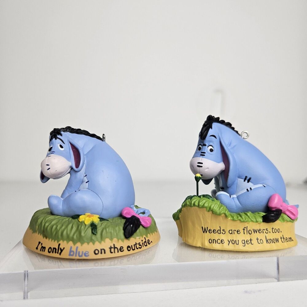 Hallmark Disney Eeyore ornaments Winnie the Pooh ornaments Disney 2012-2015